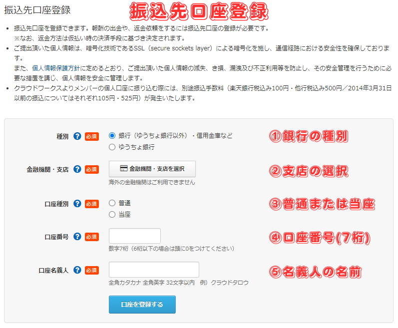 【CrowdWorks】クラウドワークス会員登録後のプロフィール編集と基本設定-16